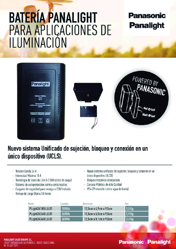 Bateria Panalight 1 LR